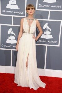 Taylor Swift at the Grammy Red Carpet (Source Grammys.com)