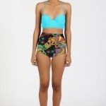 Floral High Waist Bikini