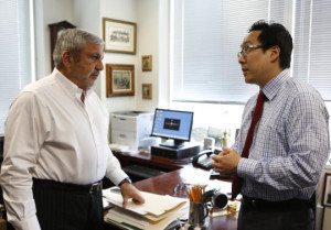 Michael Vecchione and Lawrence Oh, two of the attorneys on Brooklyn DA (Source: CBS)