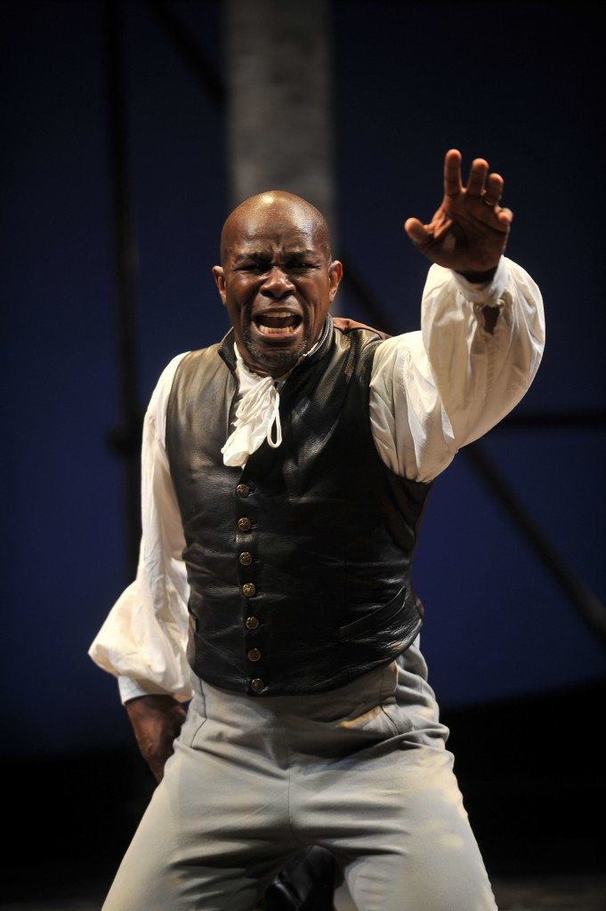 John Douglas Thompson in a 2008 Shakespeare and Company J production of OTHELLO. Photo by Kevin Sprague  