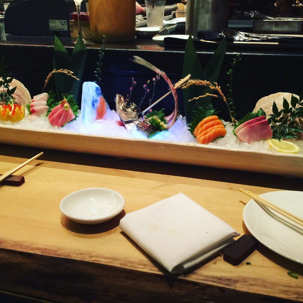 Part of the Omakase tasting at Roka Akor.