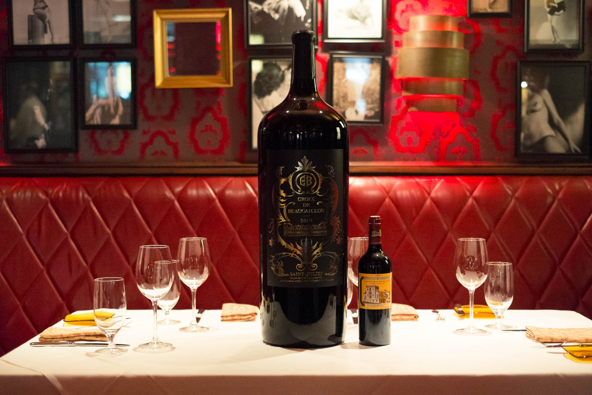 Strip House Auctions Off New York City's Largest Bottle of Wine
