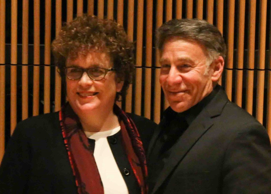 Judith Clurman and Stephen Schwartz. Photo courtesy of Judith Clurman. 