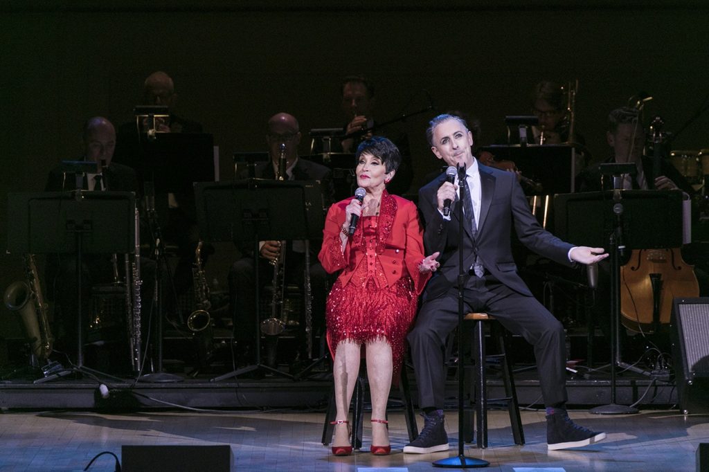 Chita Rivera and Alan Cumming. Photo by Koitz 