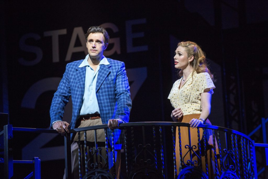 Michael Xavier & Siobhan Dillon in "Sunset Boulevard". Photo by Joan Marcus 