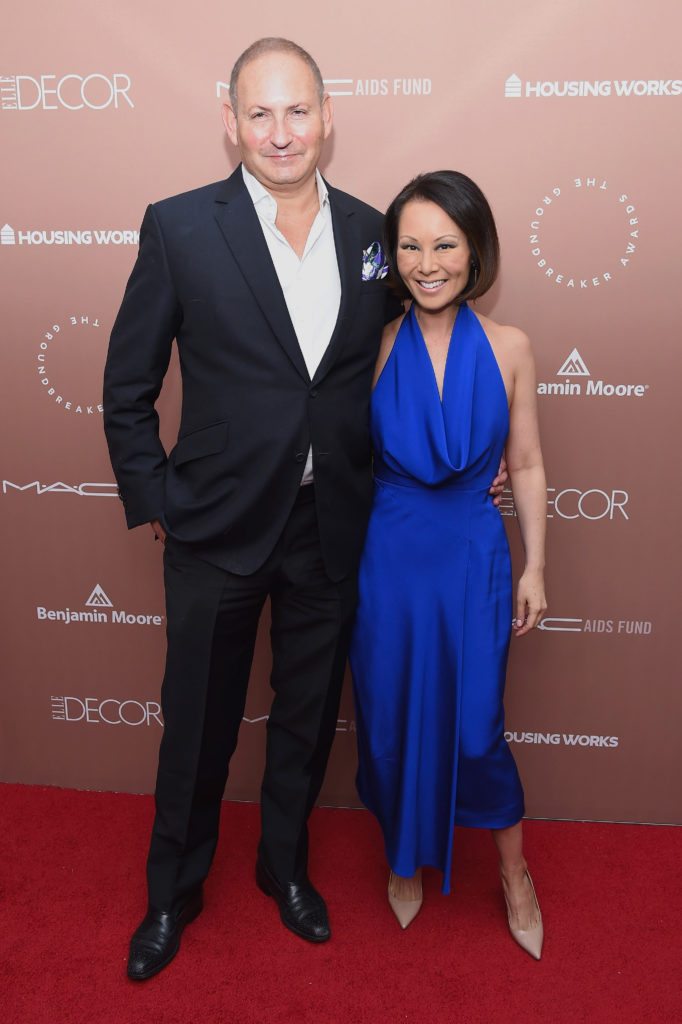 NEW YORK, NY - APRIL 26:  Estee Lauder Executive Group President and Honoree John Demsey and journalist and editor Alina Cho attends the Housing Works Ground Breaker Awards Dinner on April 26, 2017 in New York City.  (Photo by Gary Gershoff/Getty Images for Housing Works)