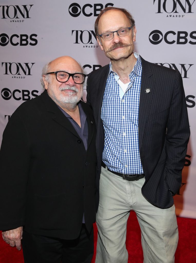 NEW YORK, NY - MAY 03:  Nominees Danny DeVito and David Hyde Pierce attend the 2017 Tony Awards Meet The Nominees Press Junket at the Sofitel Hotel on May 3, 2017 in New York City.  (Photo by Jemal Countess/Getty Images for Tony Awards Productions)